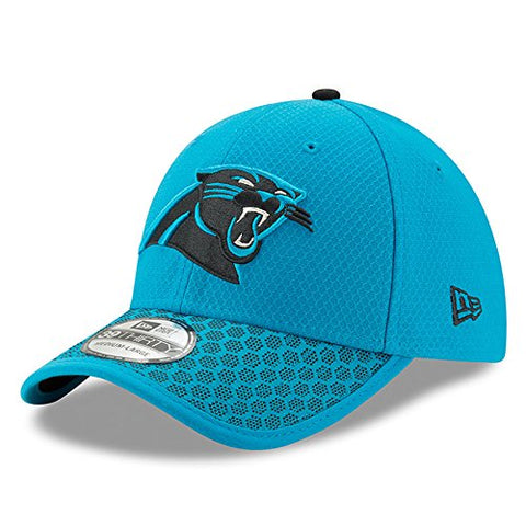 New Era Carolina Panthers Baseball Cap Hat NFL 2017 Sideline 39Thirty 11462144 Sky Blue