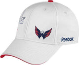 Washington Capitals NHL Reebok Pro Shape Hat Cap White Men's Flex Fit L/XL
