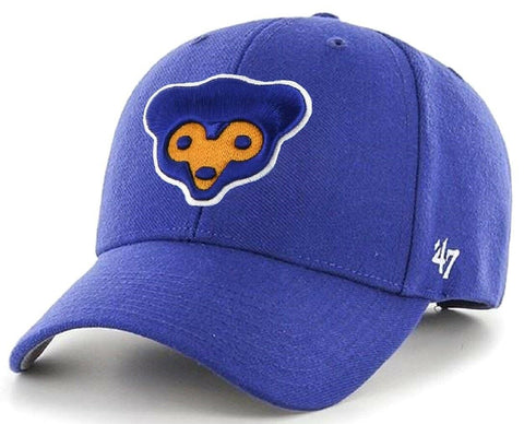 Chicago Cubs MLB '47 MVP Cooperstown Solid Blue Hat Cap Adult Men's Adjustable