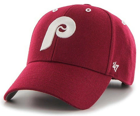 Philadelphia Phillies MLB '47 Cooperstown Vintage Hat Cap Stretch Flex Fit Men's