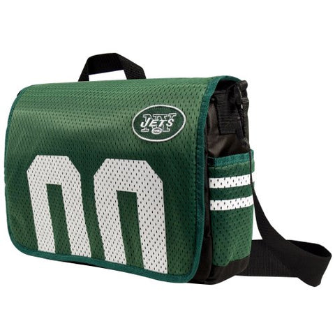 New York Jets Jersey Messenger Bag 15.5" x 4" x 11"