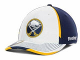Buffalo Sabres NHL Reebok Second Season Hat Cap White / Blue Flex Fit Men's S/M
