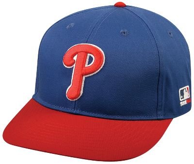 OC Sports MLB-300 MLB Cotton Twill Baseball Cap - Philadelphia Phillies Alternate Royal Red / 6 7/8" - 7 1/2"