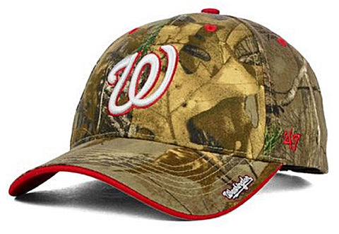 Washington Nationals MLB '47 Realtree Camo Frost Hat Cap Adult Men's Adjustable