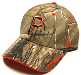 Pittsburgh Pirates MLB '47 Realtree Frost Camo Orange Hat Cap Adult Men's Adjustable