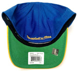 Golden State Warriors NBA Mitchell & Ness 2 Tone Big Logo Hat Cap FlexFit L/XL