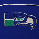 Seattle Seahawks NFL Mitchell & Ness Vintage Throwback 1/4 Zip Sweater Men's XL