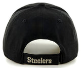 Pittsburgh Steelers NFL '47 MVP Black Ambassador Khaki Hat Cap Men's Adjustable