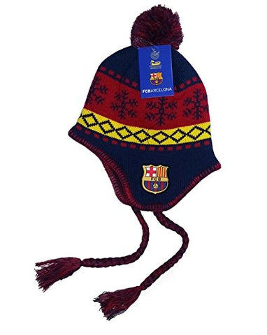 FC Barcelona Peruvian Beanie Official Licensed (Blue)