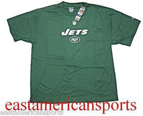 New York Jets NFL Reebok Sideline Hunter Green Short Sleeve T Shirt Mens Large L