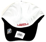 Arizona Cardinals Wave Solo White Structured Hat Cap Adult One Size Stretch