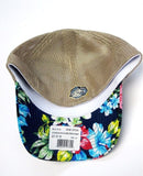 University North Carolina Tar Heels NCAA Hat Cap Hawaiian Flower Shore Gold Mesh