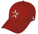 Houston Astros MLB Throwback Retro Hat Cap Red/Gold Star Adult Men's Adjustable
