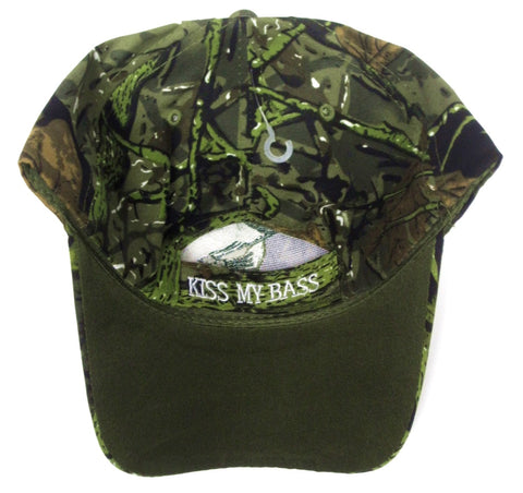 Largemouth Bass Fishing Fish Hook Camo Hat Cap Adult Men's Adjustable –  East American Sports LLC