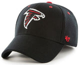 Atlanta Falcons NFL '47 Kickoff Contender Black Hat Cap Flex Stretch Fit Adult Men's L/XL