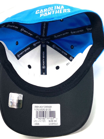 Carolina Panthers NFL '47 Crash Line Contender Hat Cap Adult Men's Str –  East American Sports LLC