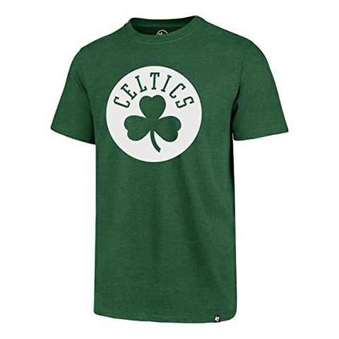'47 Boston Celtics NBA Brand Green Imprint Club Tee T Shirt Adult Men's