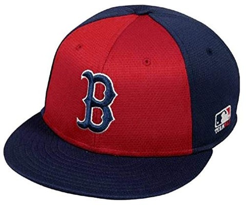 Boston Red Sox Cool and Dry Adjustable One Size Fits Most Hat Cap - Navy & Red