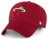 Miami Heat NBA '47 MVP Legend Red Structured Hat Cap Adult Men's Adjustable