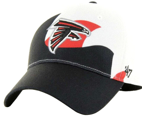 Atlanta Falcons NFL '47 Wave Solo White Shark Tooth Hat Cap Adult Men's Stretch Fit OSFA