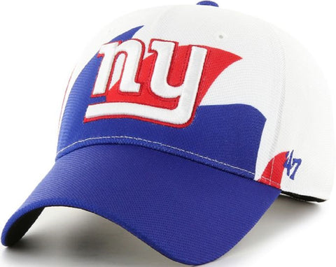 New York Giants Wave Solo White Structured Hat Cap Adult One Size Stretch