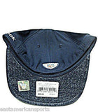 Chicago Bears NFL Reebok Sideline Blue Flat Visor Logo Hat Cap Flex Fitted S/M