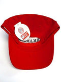 Arkansas Razorbacks NCAA Basic Solid Red Hat Cap Oval Logo Classic Snapback