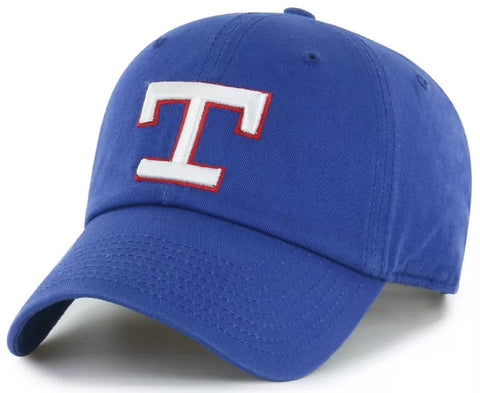 Texas Rangers MLB FF Cooperstown Vintage Clean Up Blue Hat Cap Adult Adjustable