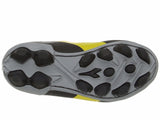 Diadora Ladro MD JR Soccer Cleats Black / Yellow / Grey Toddler Kids Youth Sizes
