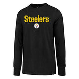 '47 Pittsburgh Steelers Long Sleeve Tee Pregame Super Rival Tee