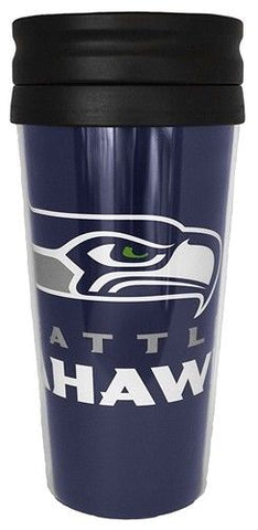 Seattle Seahawks NFL 14oz Insulated Travel Hype Tumbler Coffee Mug