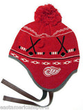 Detroit Red Wings NHL CCM Vintage Pom Ball Knit Hat Cap Trooper Winter Beanie