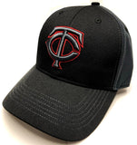 Minnesota Twins MLB Fan Favorite MVP Blackball Black Hat Cap Men's Adjustable