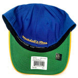 Golden State Warriors NBA Mitchell & Ness 2 Tone Big Logo Hat Cap FlexFit S/M
