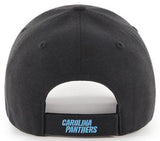 Carolina Panthers MVP Basic Black Hat Cap Adult Men's Adjustable