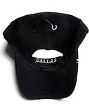 Dallas Black Hat Cap 12 Hats Wholesale Lot Visor Embroidered Double Cowboys Star