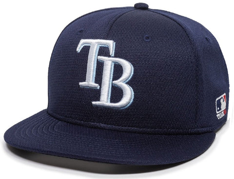 Tampa Bay Rays MLB OC Sports Navy Blue Flat Brim Hat Cap Adult Men's Adjustable