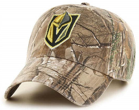 Las Vegas Golden Knights NHL Mossy Oak Camo Clean Up Hat Cap Men's Adjustable