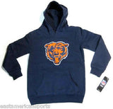 Chicago Bears NFL Pullover Blue Logo Hoodie Sweat Shirt Jacket Youth M 10/12
