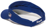 OC Sports Kansas City Royals MLB Blue Golf Sun Visor Hat Cap Adult Men's Adjustable