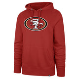San Francisco 49ers NFL '47 Red Imprint Headline Hoodie Pullover Sweatshirt Adult Men's
