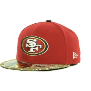 New Era San Francisco 49ers Salute to Service On Field 59FIFTY Cap