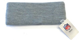 Las Vegas Raiders NFL Licensed Gray Winter Knit Headband Sweatband Adult Size
